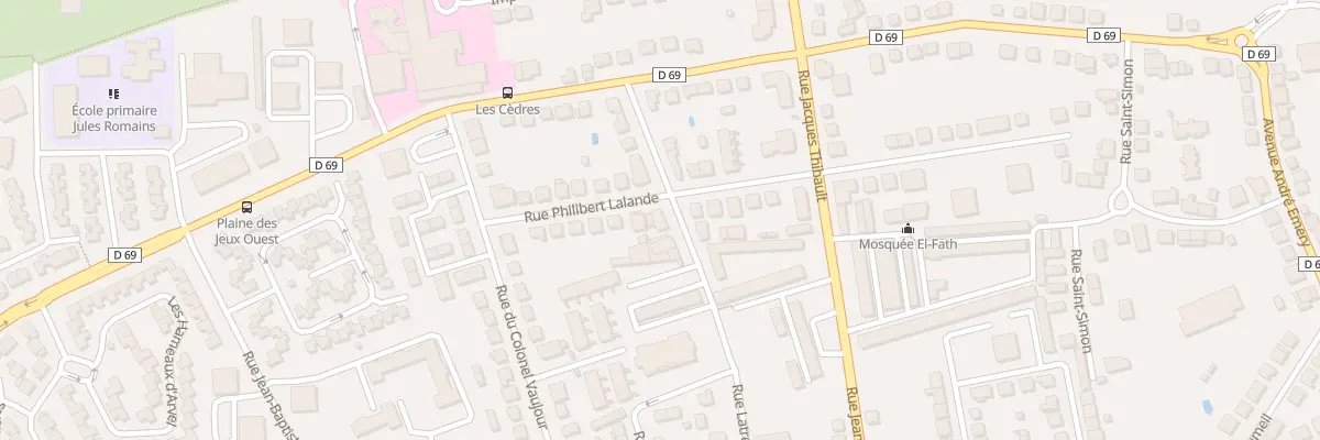 Plan du 35 Rue Latreille à Brive-la-Gaillarde
