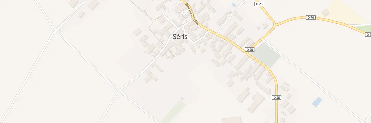 Plan du 8 Rue du Bout Hallé à Séris