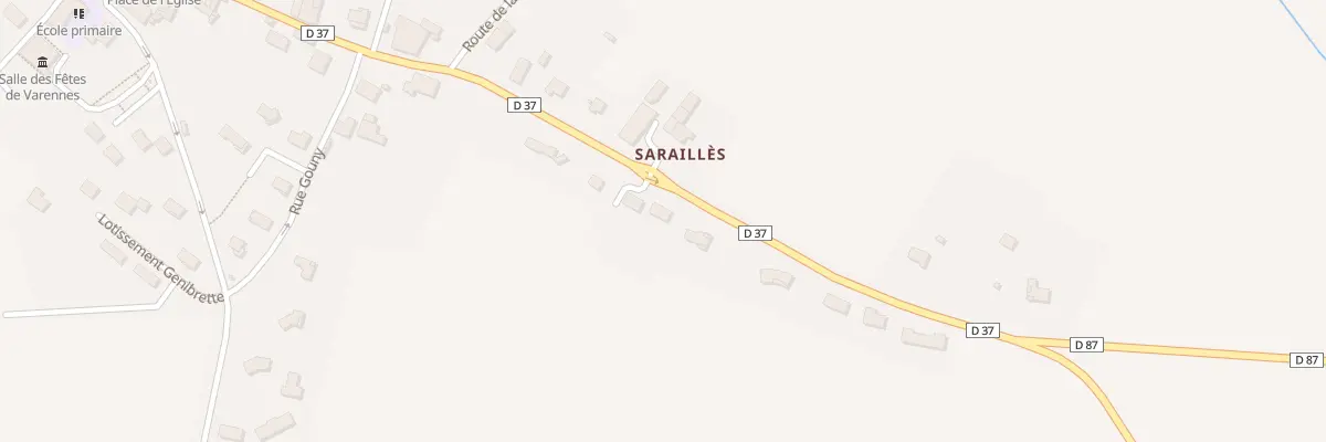 Plan du 500 Rue des Auriols à Varennes