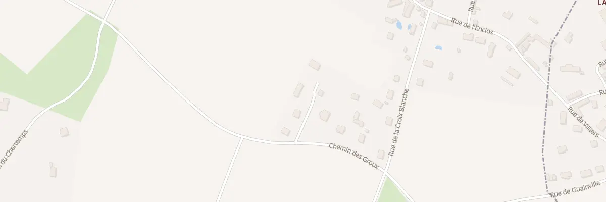 Plan du 148 Che des Groux à Guainville