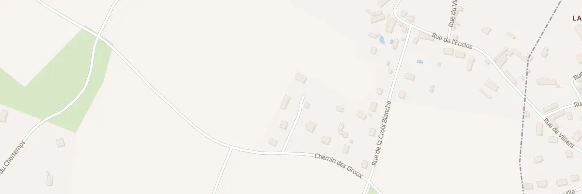 Plan du 150 Che des Groux à Guainville