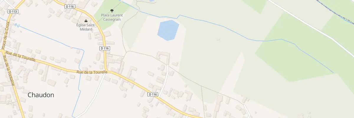 Plan du 2 Che de la Messe à Chaudon