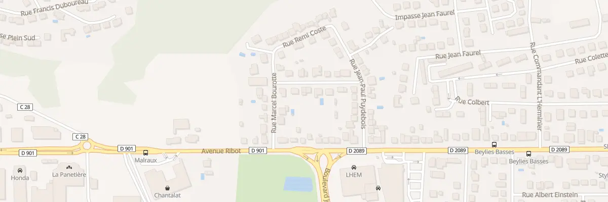 Plan du 11 Rue Fernand Taurisson à Brive-la-Gaillarde