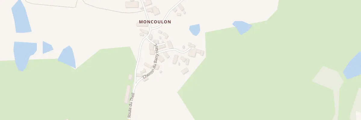 Plan du 5100 Moncoulon à Estivaux