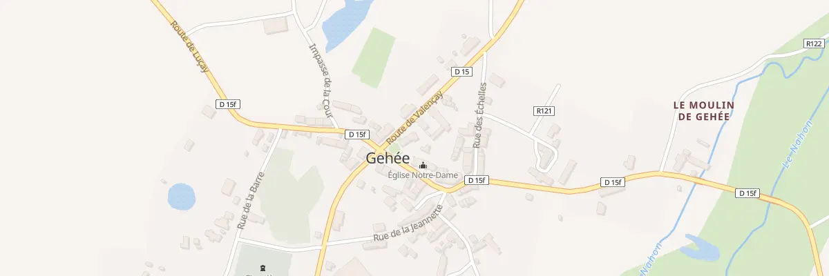 Plan du 4 Pl de l’Eglise à Gehée