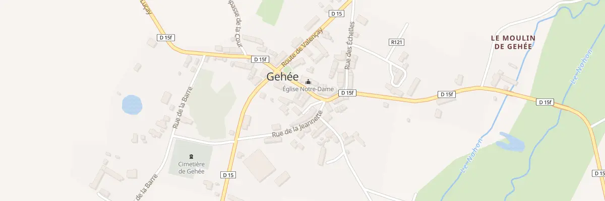 Plan du 2 Pl du Puits à Gehée