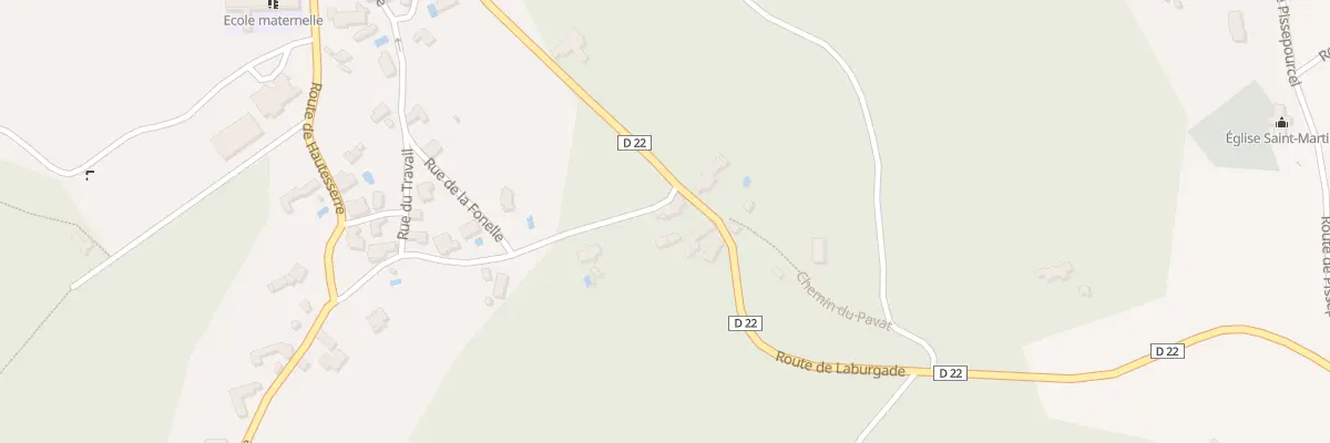 Plan du 15 Che du Coustalou à Flaujac-Poujols