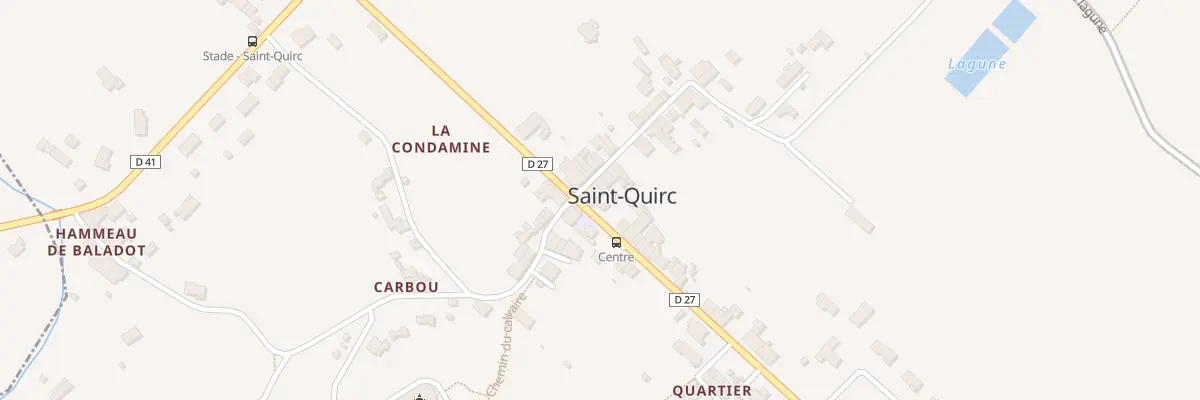 Plan du 2 Rue de la Plaine à Saint-Quirc