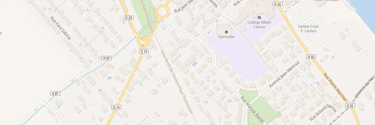 Plan du 6 Rue Urbain Vignères à Villemur-sur-Tarn