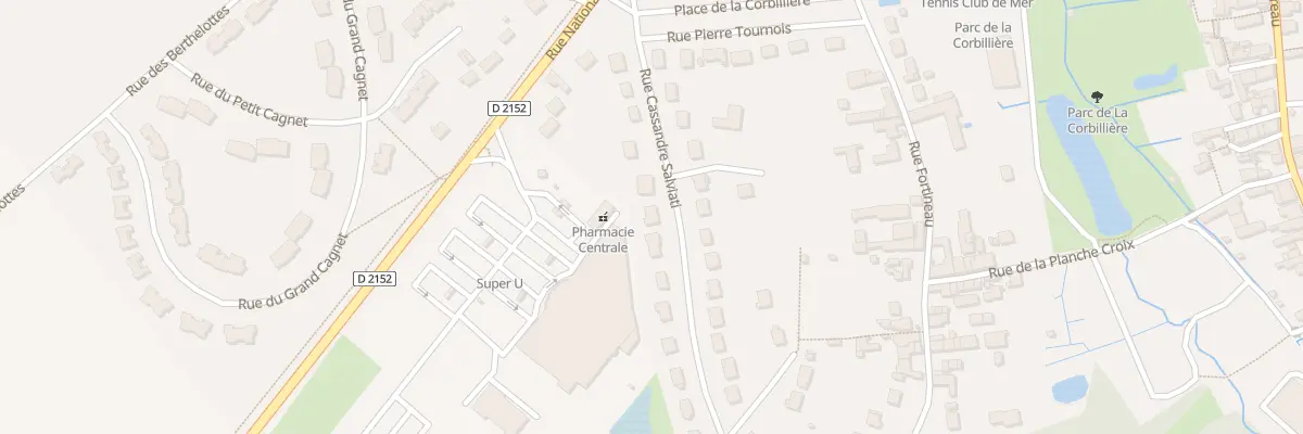 Plan du 14 Rue Cassandre Salviati à Mer