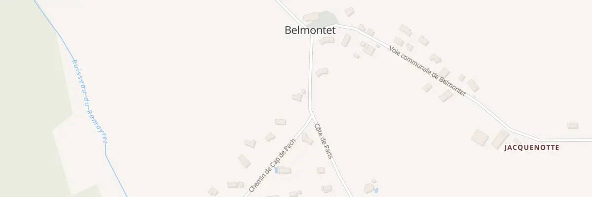Plan du 5281 Cap de Pech à La Salvetat-Belmontet