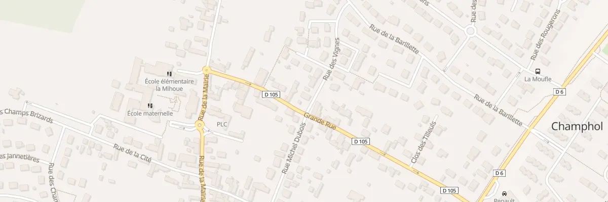 Plan du 13 Grande Rue à Champhol