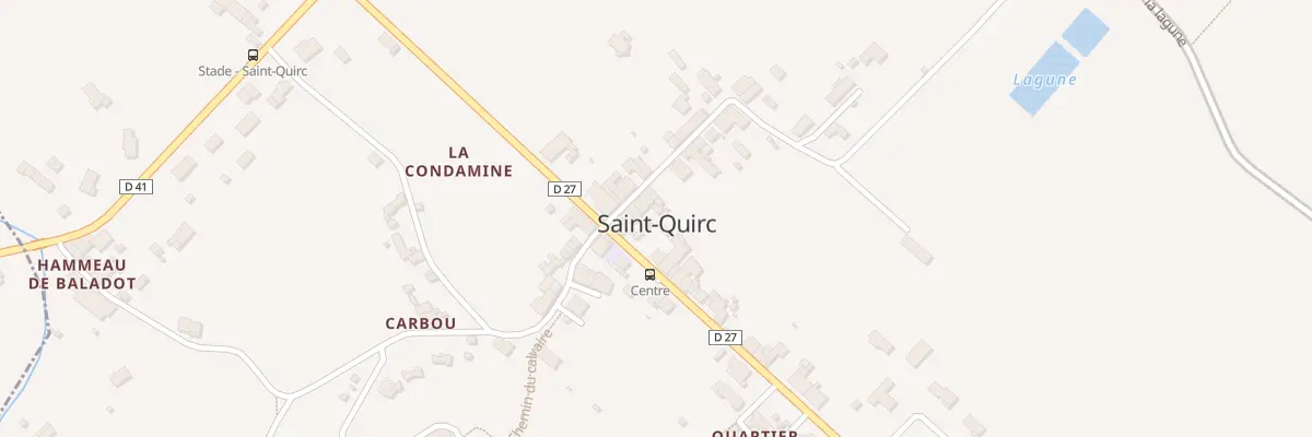 Plan du 6 Rue de la Plaine à Saint-Quirc