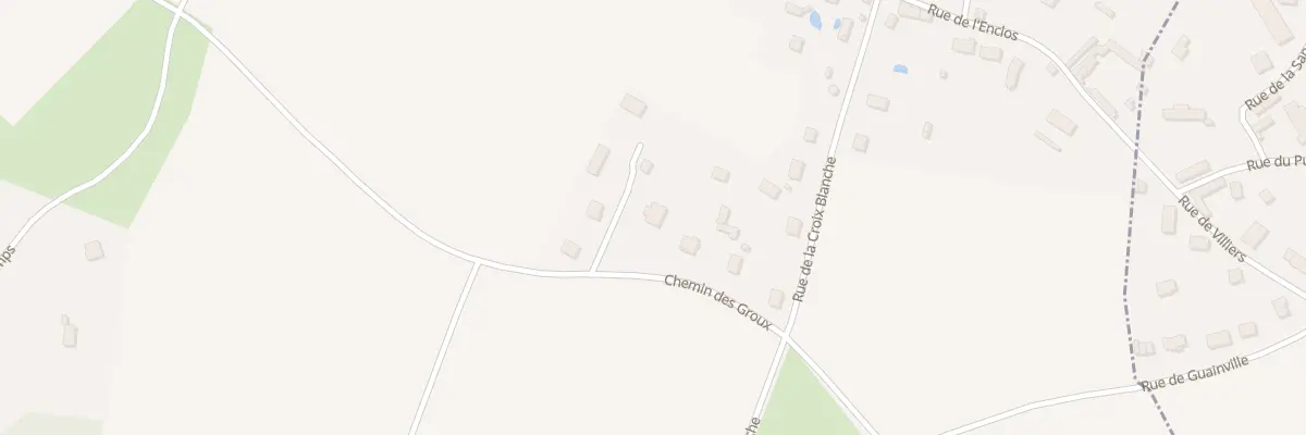 Plan du 108 Che des Groux à Guainville
