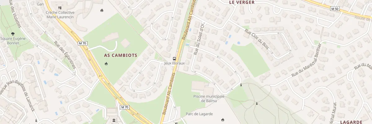 Plan du 13 Rue du Soleil d’Or à Balma