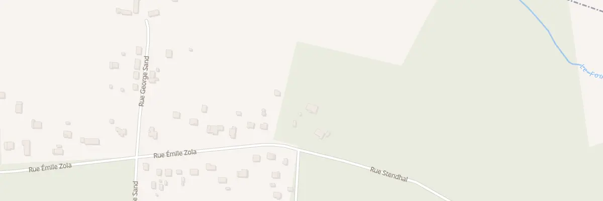 Plan du 617 Rue Emile Zola à Meusnes