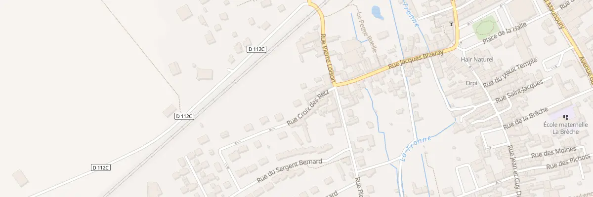 Plan du 6 Rue Croix des Retz à Mer