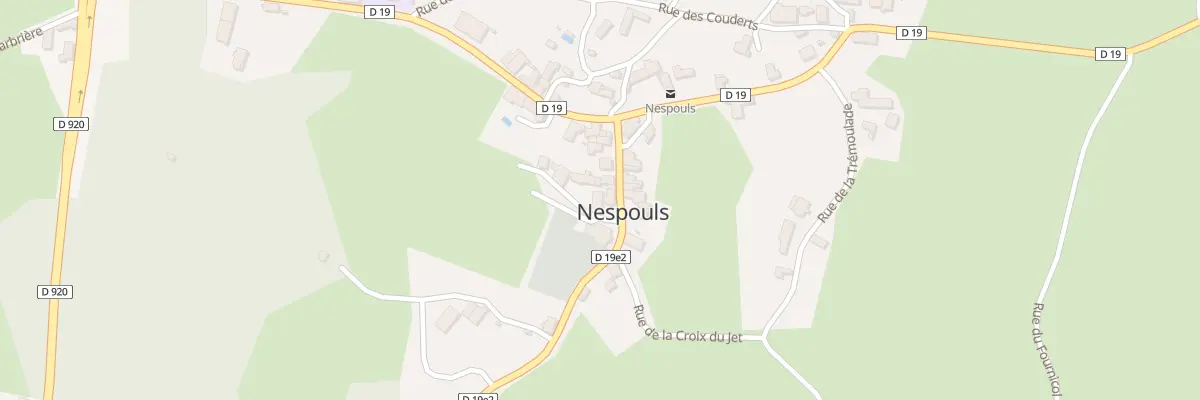 Plan du 5033 Le Bourg à Nespouls