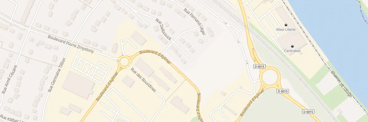 Plan du 1 Rue Delbrouck à Vernon