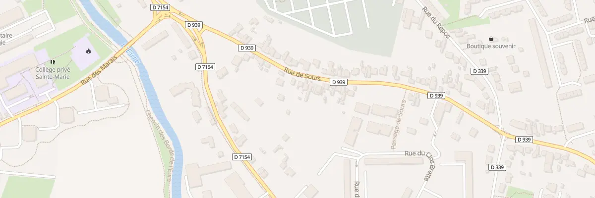 Plan du 24 Rue de Sours à Chartres