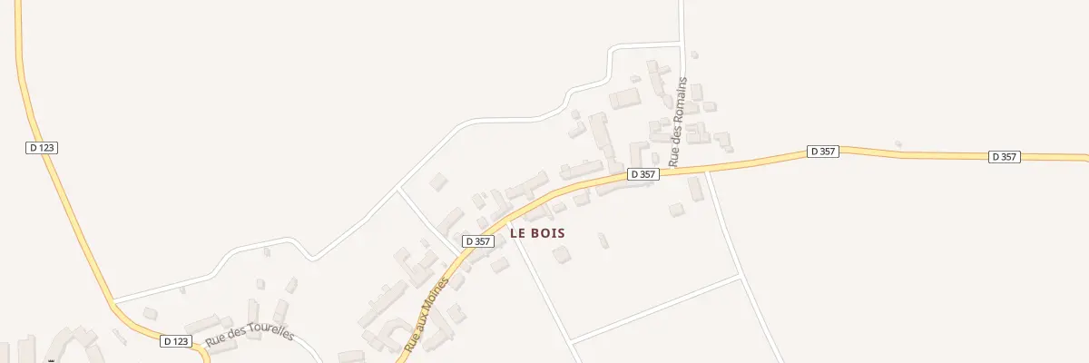 Plan du 33 Rue aux Moines à Nottonville