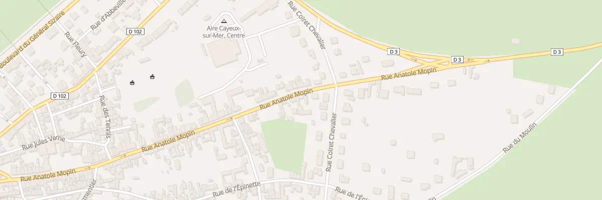 Plan du 98 Rue Anatole Mopin à Cayeux-sur-Mer