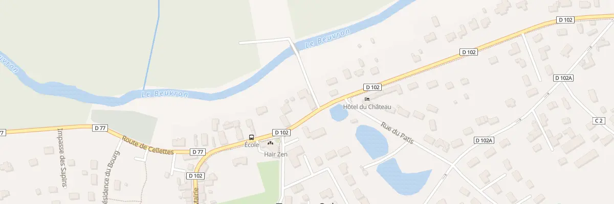 Plan du 199 Rue de la Motte à Tour-en-Sologne