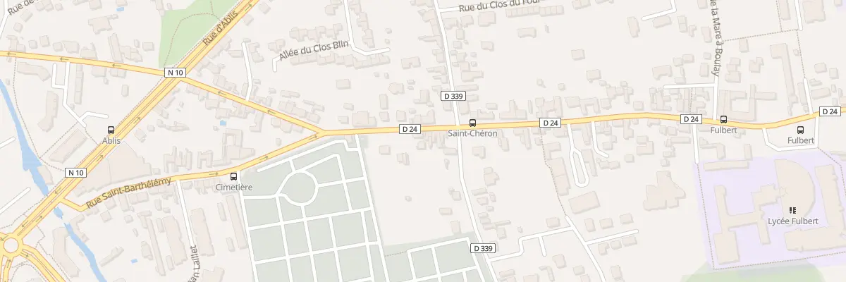 Plan du 16 Rue Saint Chéron à Chartres