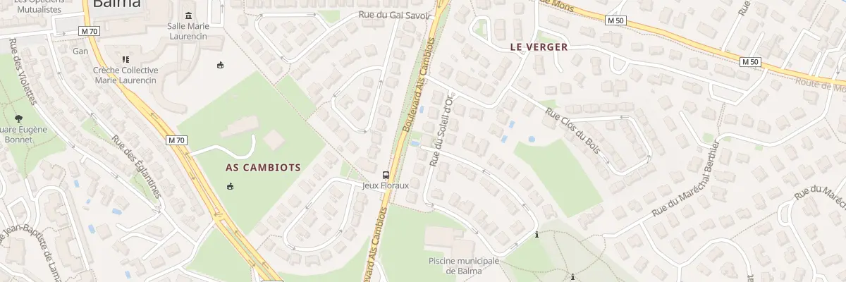 Plan du 7 Rue du Soleil d’Or à Balma