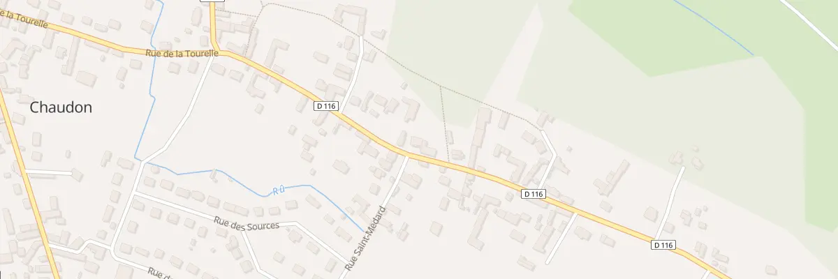 Plan du 44 Rue des Graviers à Chaudon