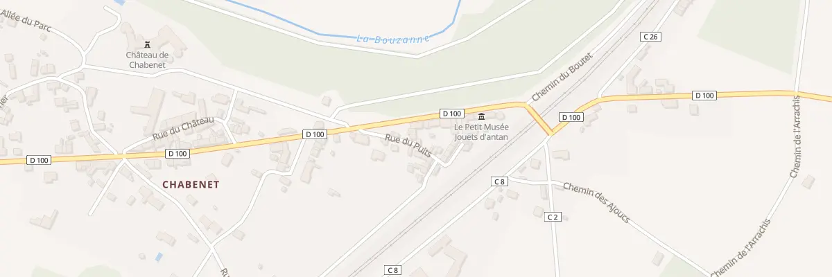 Plan du 3 Rue du Puits au Pont-Chrétien-Chabenet