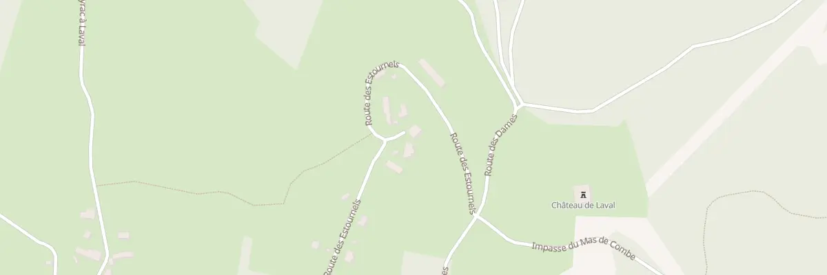 Plan du 5019A Les Estournels à Reilhaguet