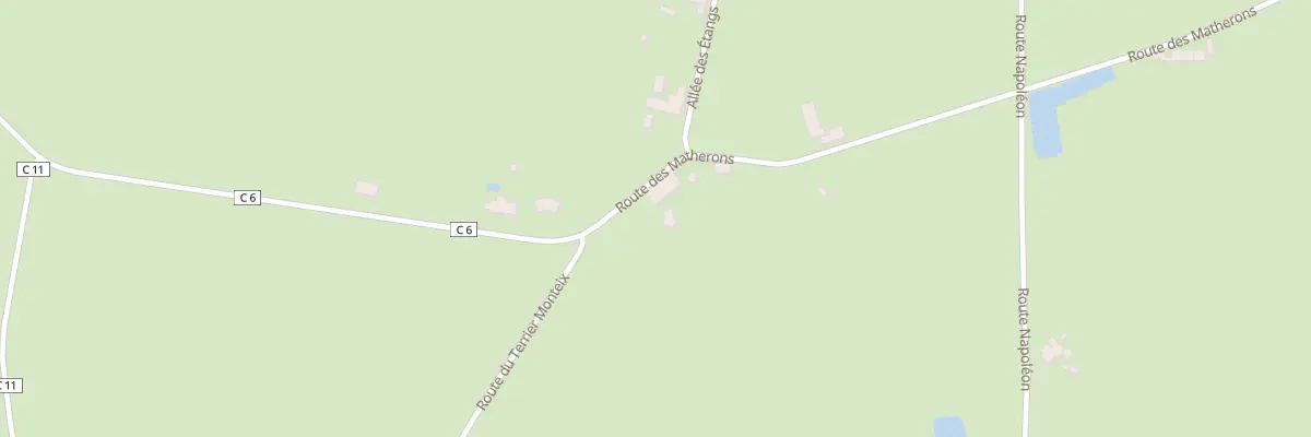 Plan du 2 Rte des Matherons à Celon