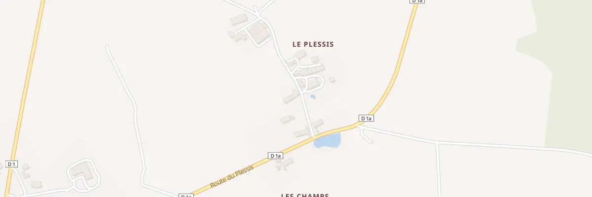 Plan du 3 Le Plessis à Chasseneuil