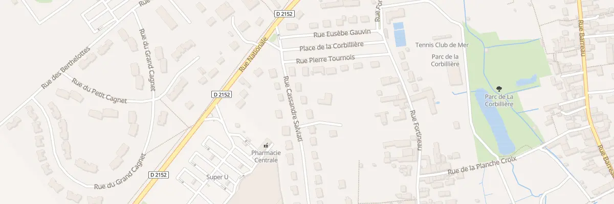 Plan du 5 Rue Cassandre Salviati à Mer