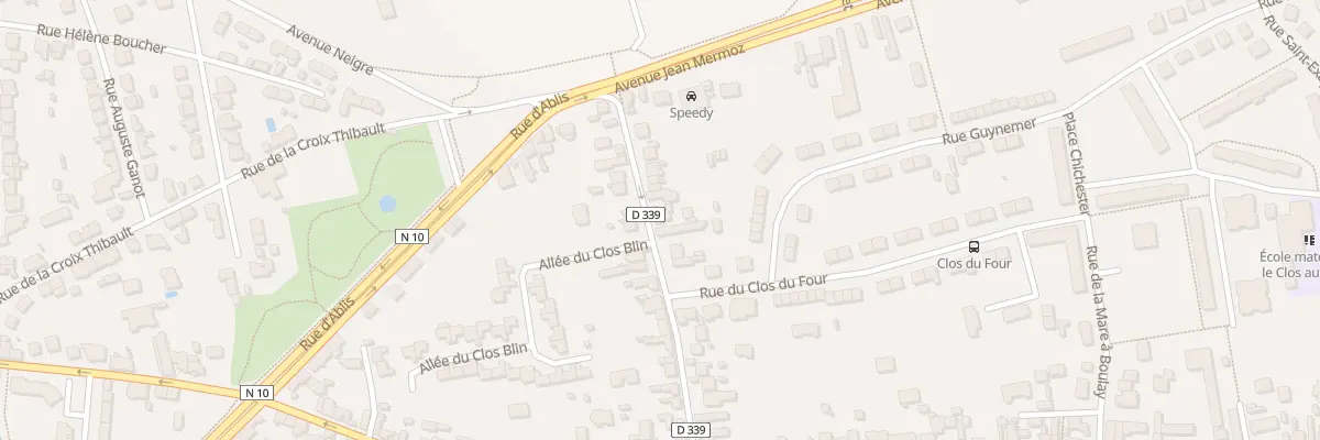 Plan du 34 Rue des Rouliers à Chartres