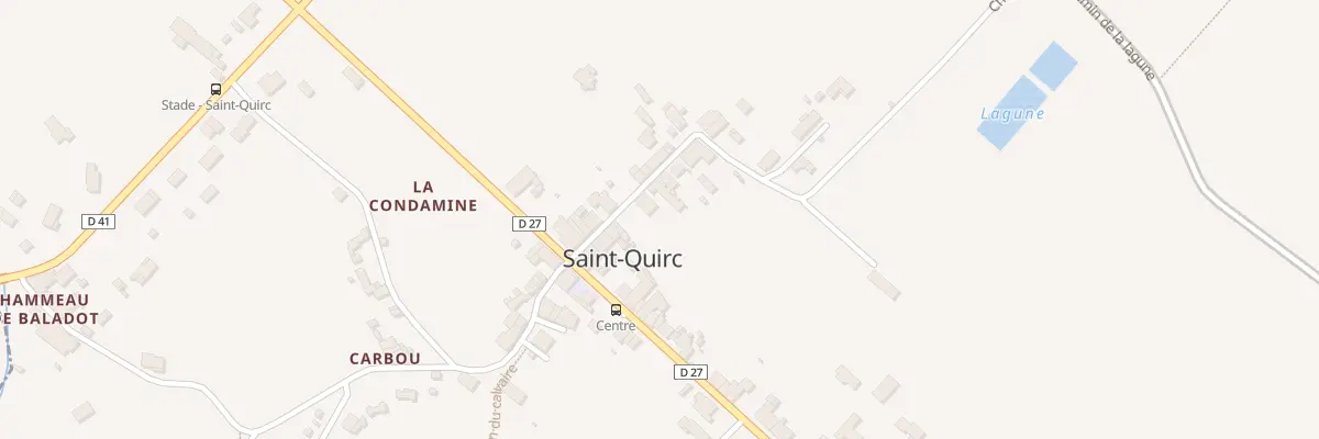 Plan du 14 Rue de la Plaine à Saint-Quirc