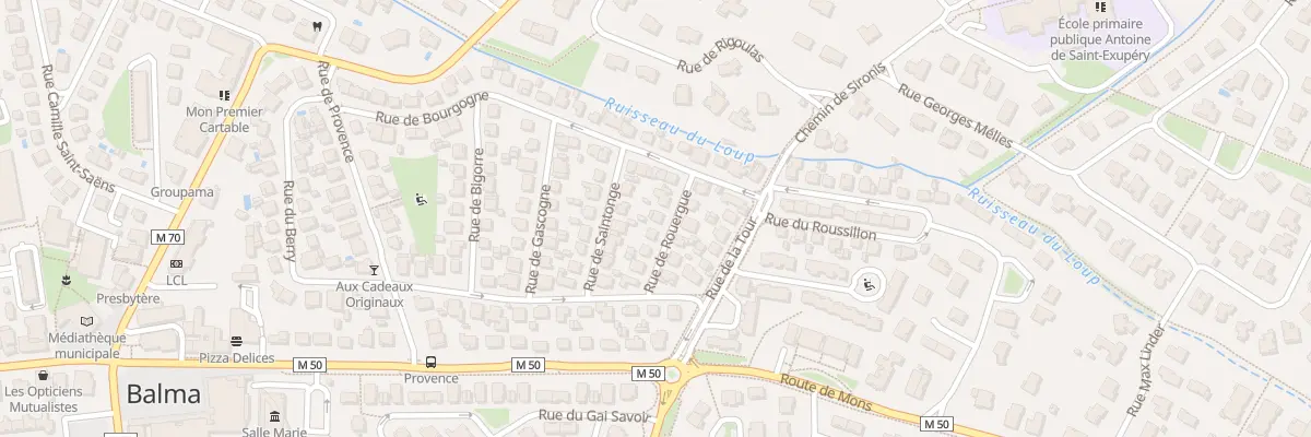 Plan du 9 Rue de Rouergue à Balma