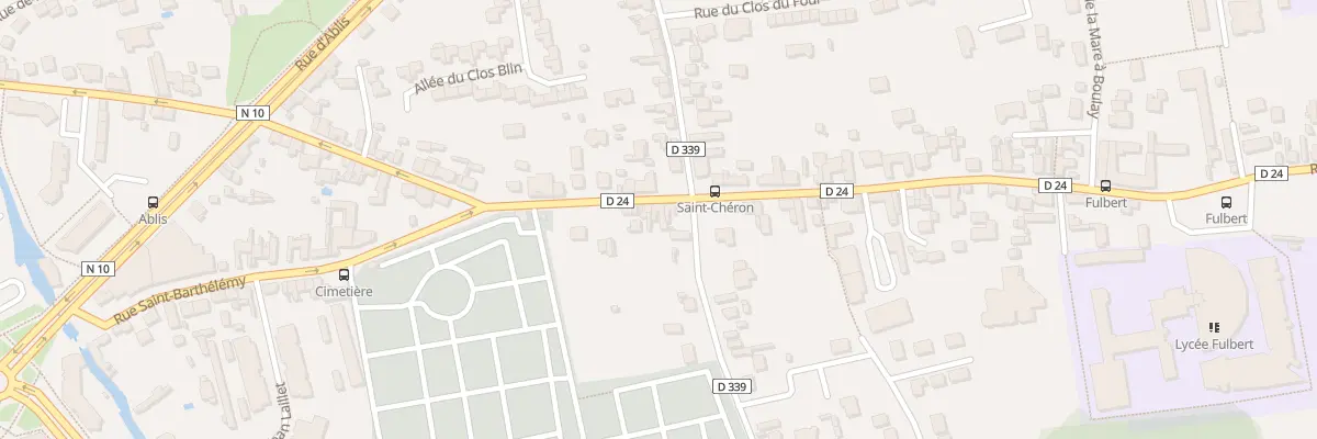 Plan du 20 Rue Saint-Chéron à Chartres