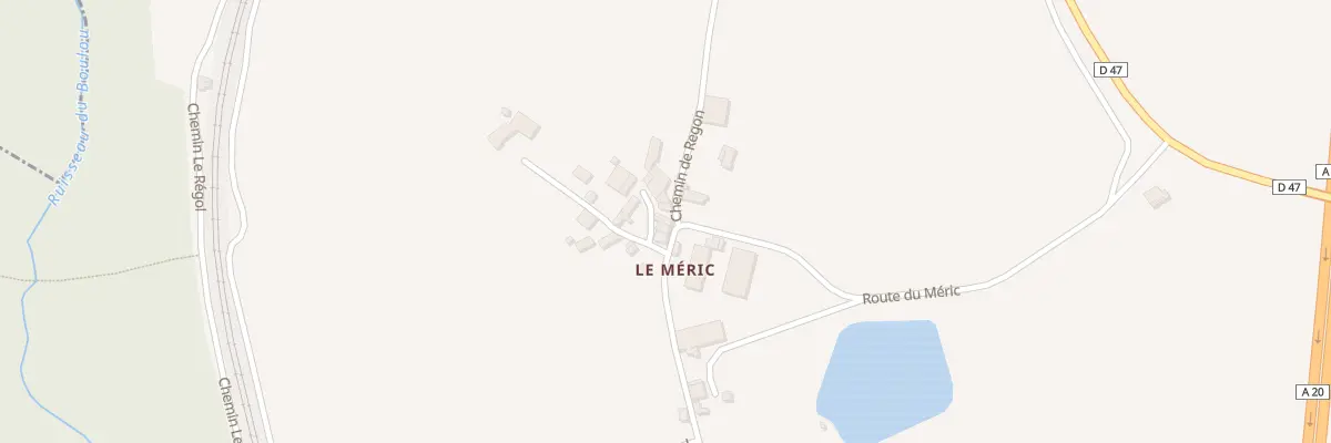 Plan du 430 Rte du Méric à Montdoumerc