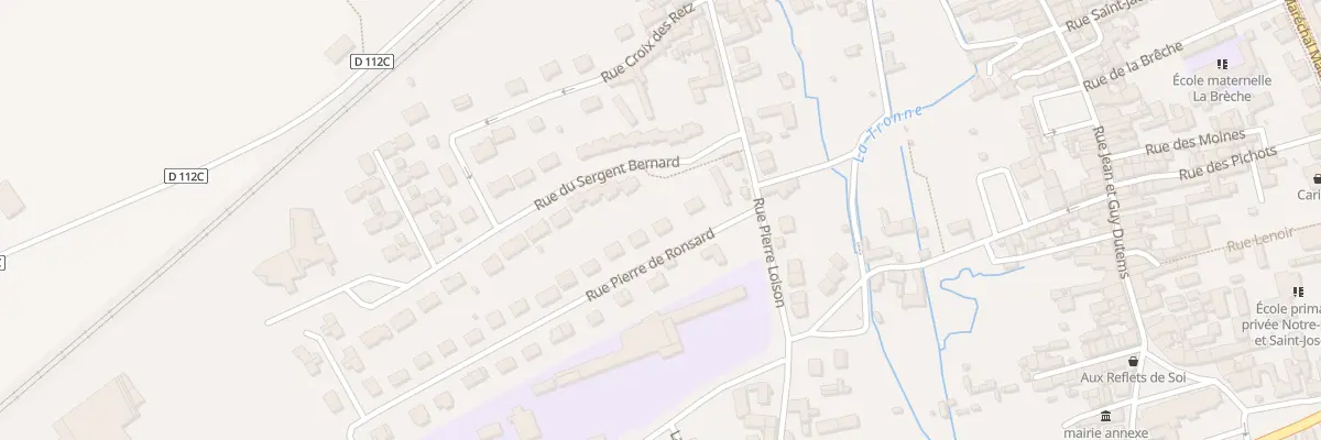 Plan du 2B Rue Pierre de Ronsard à Mer