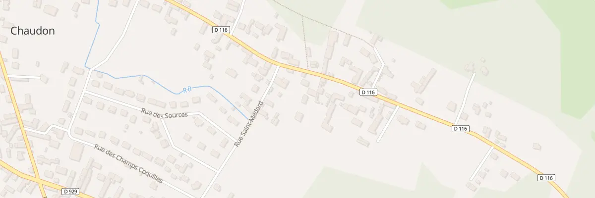 Plan du 31 Rue des Graviers à Chaudon