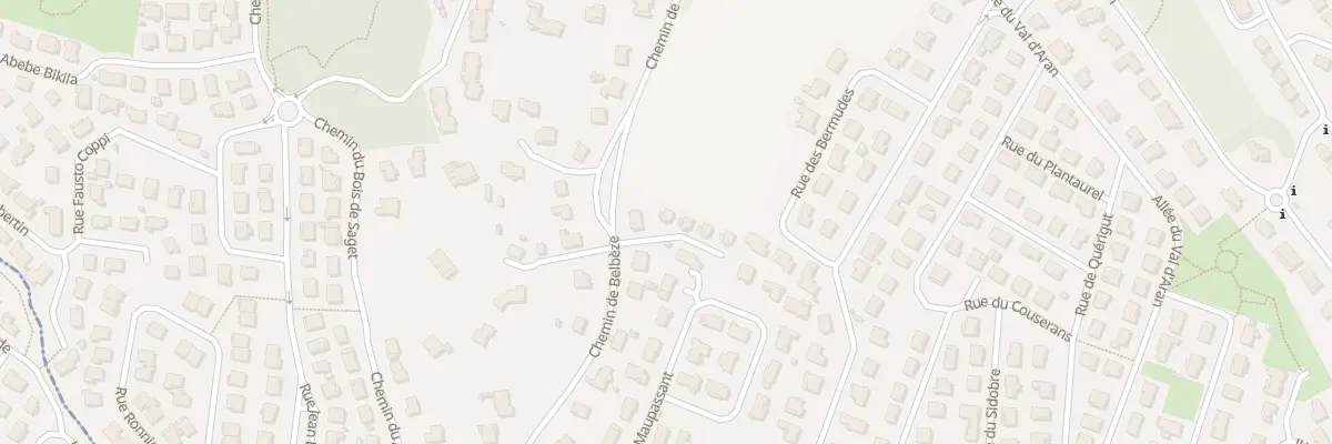 Plan du 55 Che de Belbèze à Saint-Jean