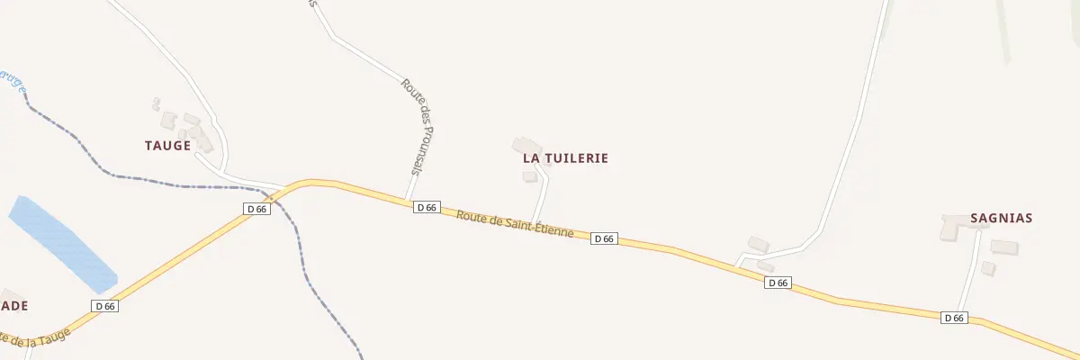 Plan du 2540 Rte de Saint Etienne à Vaïssac
