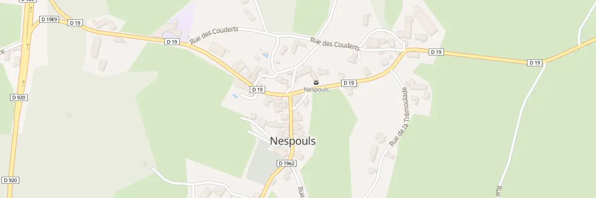 Plan du 5025 Le Bourg à Nespouls
