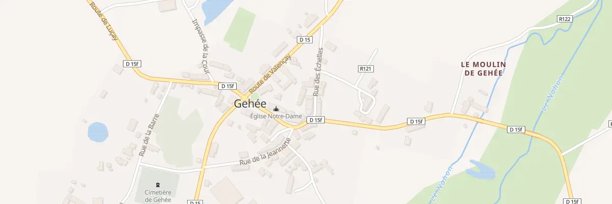 Plan du 3 Rue des Echelles à Gehée