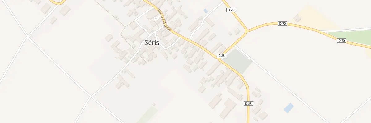 Plan du 45 Rue de l’Eglise à Séris