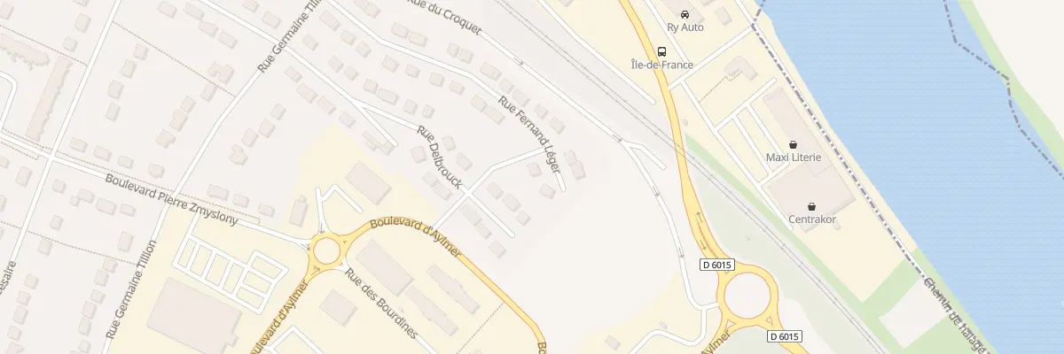 Plan du 3 Rue Fernand Leger à Vernon