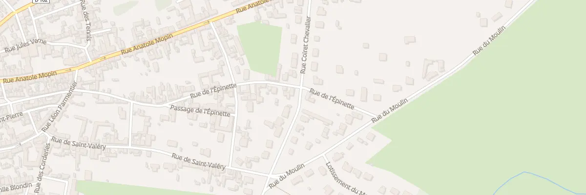 Plan du 42 Rue de l’Epinette à Cayeux-sur-Mer