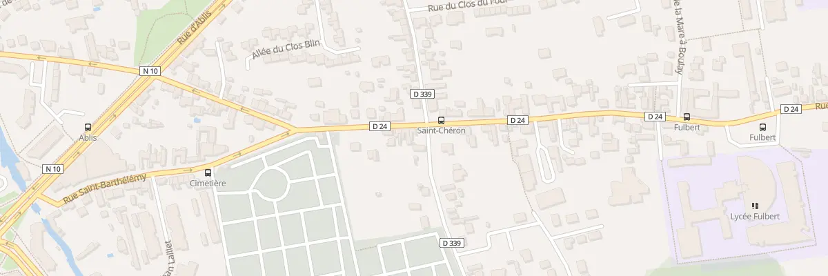 Plan du 22 Rue Saint-Chéron à Chartres